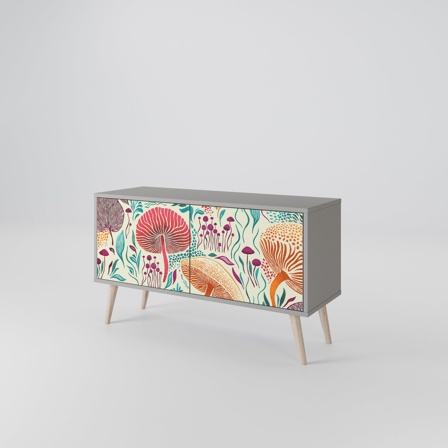 FUNGUS FANTASY Mueble de TV Compacto de 2 puertas