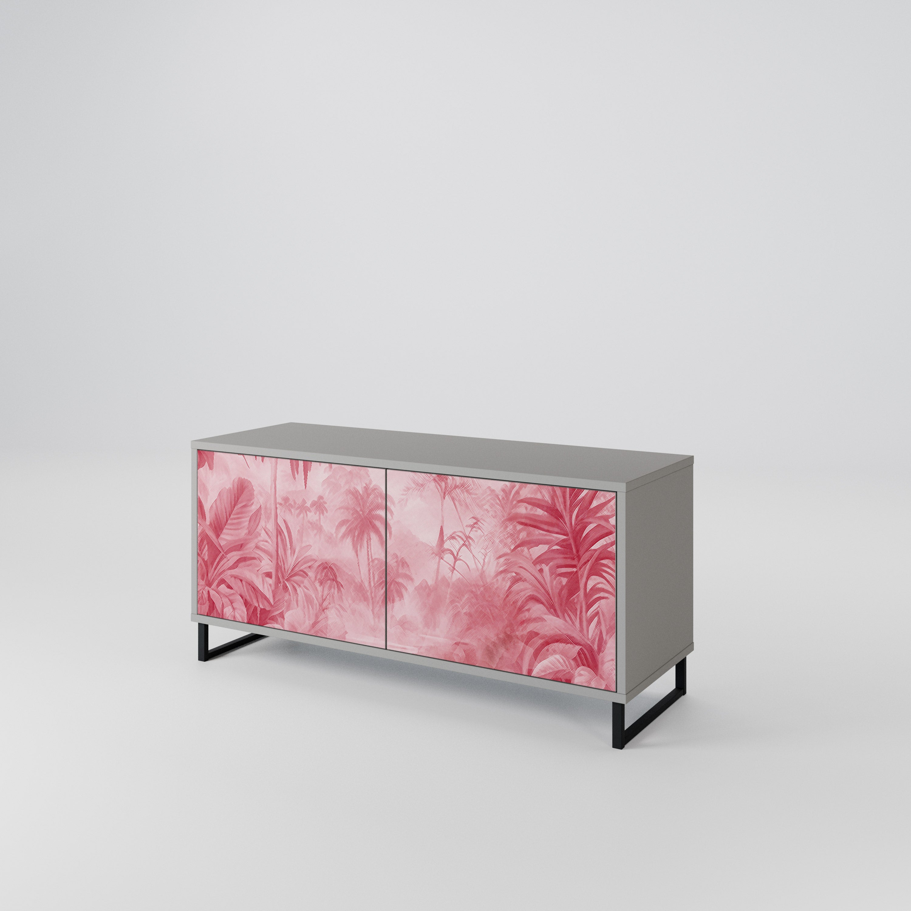 SWEET TROPICS Compact 2-Door TV Cabinet