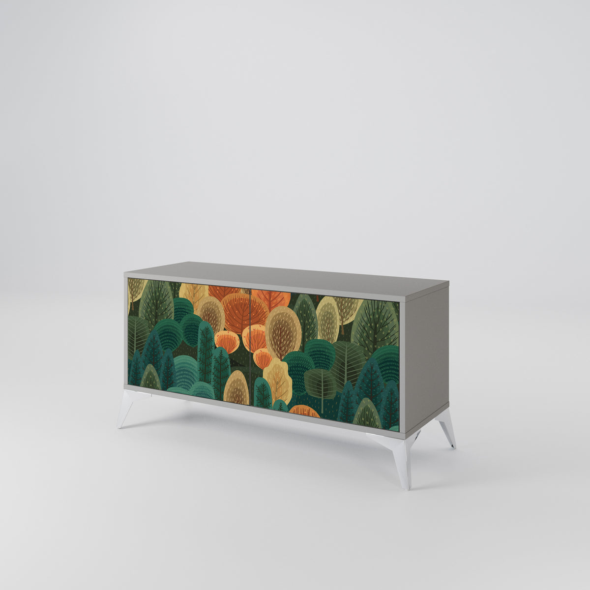 AUTUMN KALEIDOSCOPE Mueble de TV Compacto de 2 puertas