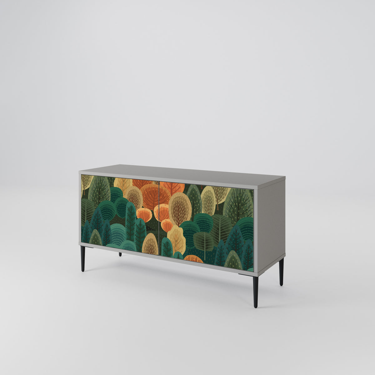 AUTUMN KALEIDOSCOPE Mueble de TV Compacto de 2 puertas