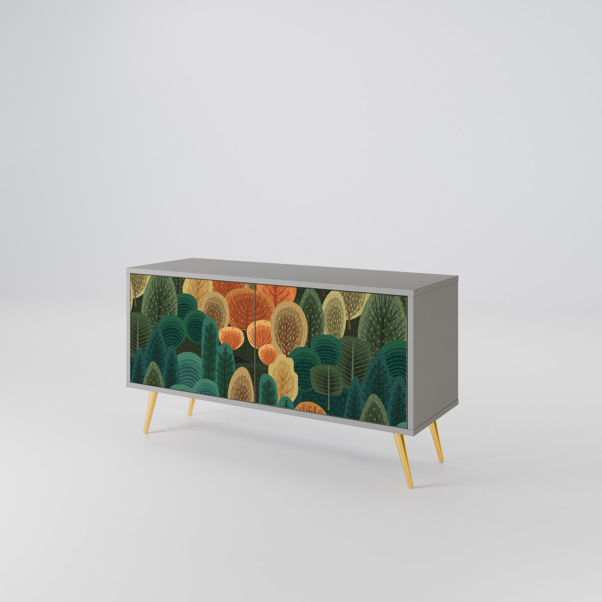 AUTUMN KALEIDOSCOPE Mueble de TV Compacto de 2 puertas