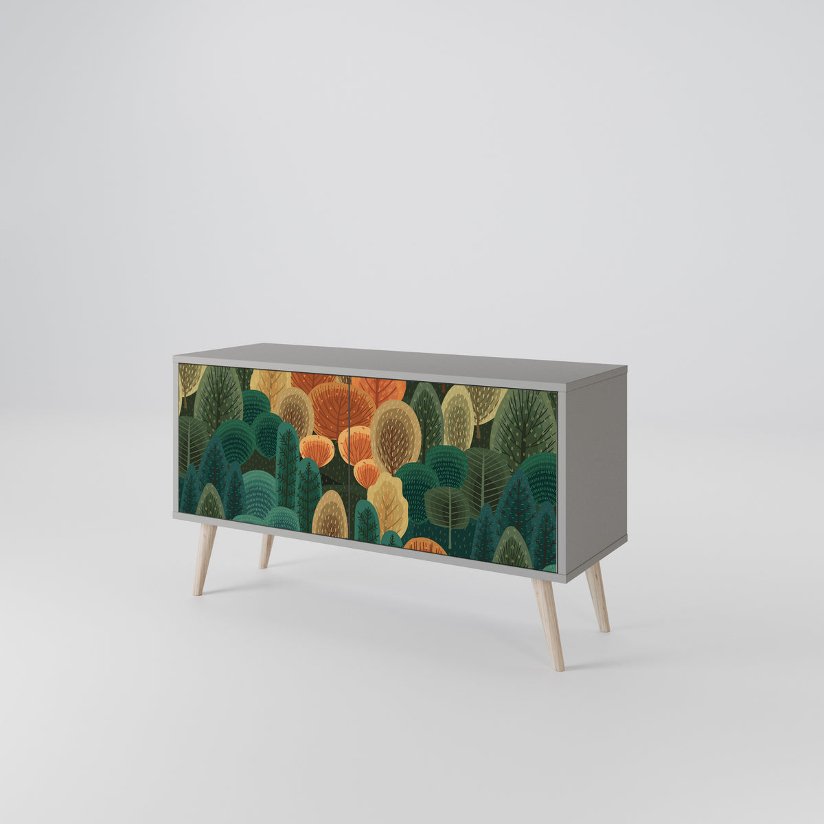 AUTUMN KALEIDOSCOPE Mueble de TV Compacto de 2 puertas
