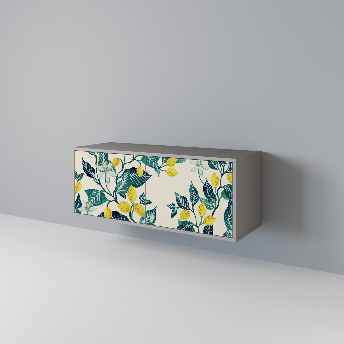 LEMON TREE Mueble de TV Compacto de 2 puertas