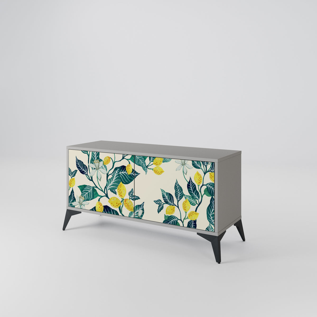 LEMON TREE Mueble de TV Compacto de 2 puertas