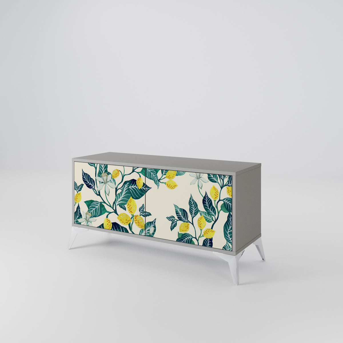 LEMON TREE Mueble de TV Compacto de 2 puertas