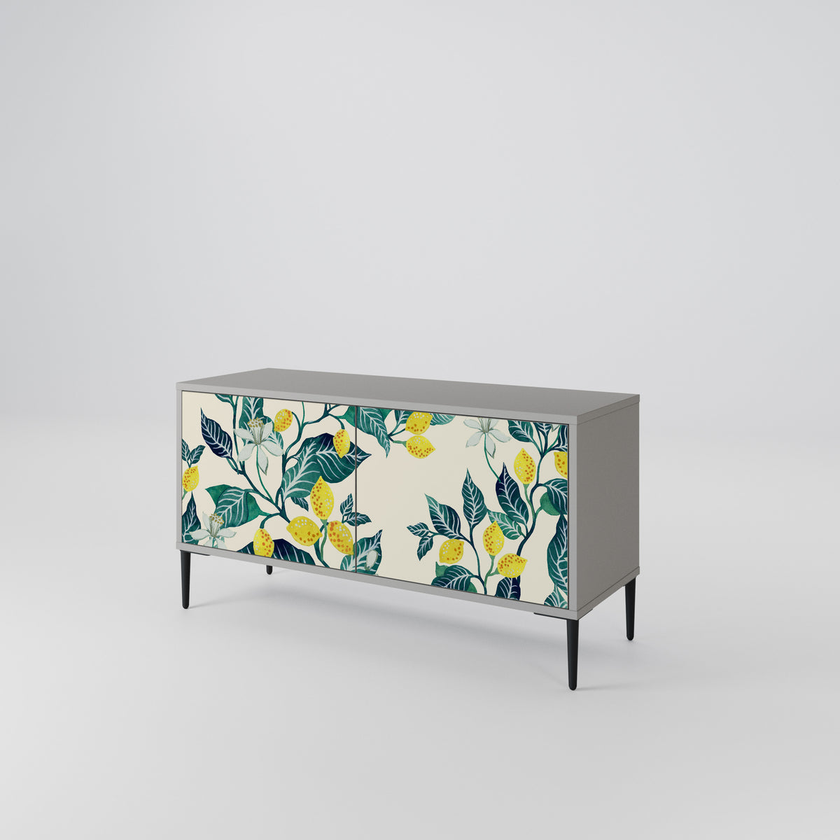 LEMON TREE Mueble de TV Compacto de 2 puertas