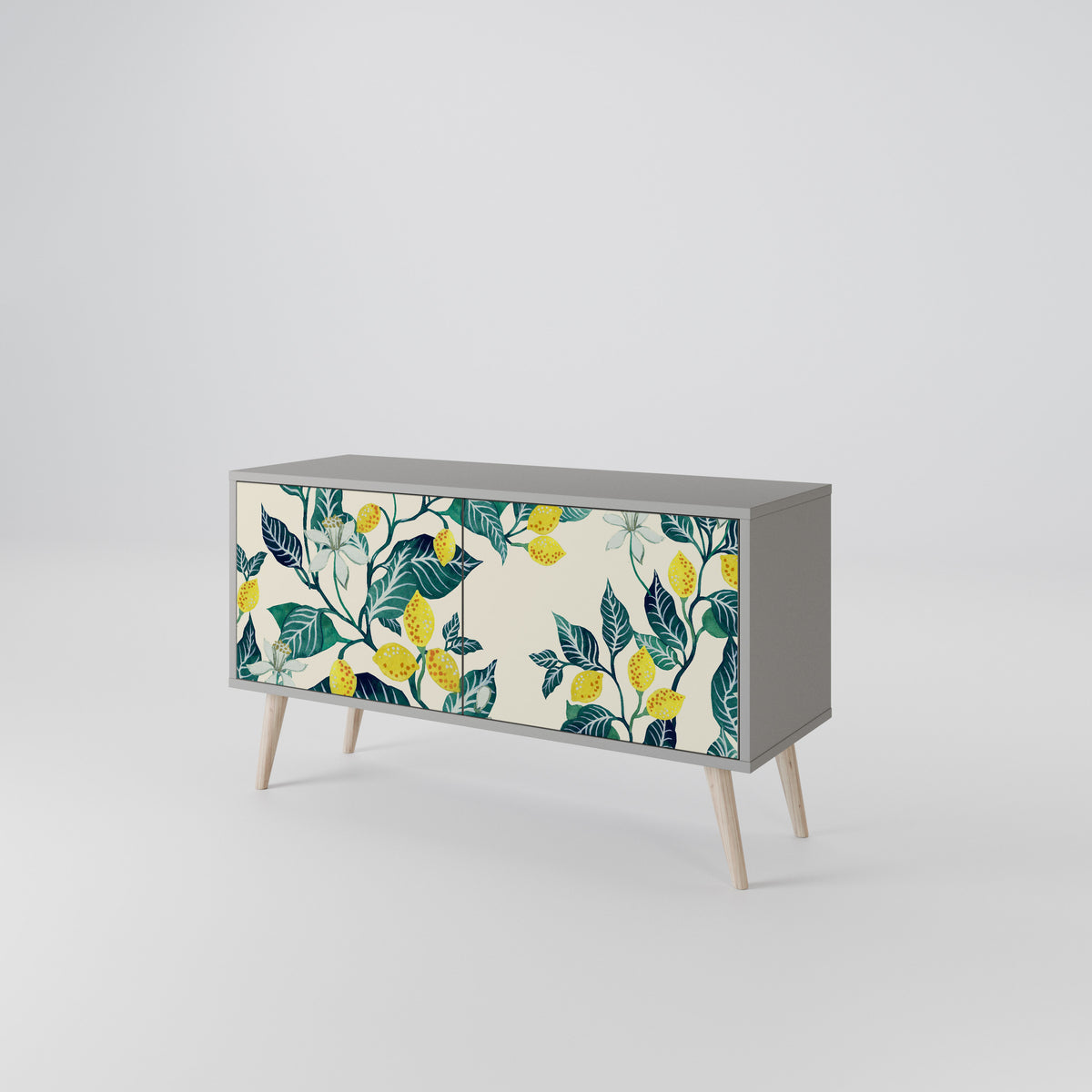 LEMON TREE Mueble de TV Compacto de 2 puertas