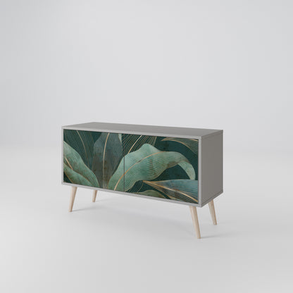 ROYAL GREEN Mueble de TV Compacto de 2 puertas