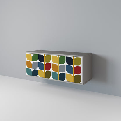 WEIGHTLESS HOURS Mueble de TV Compacto de 2 puertas