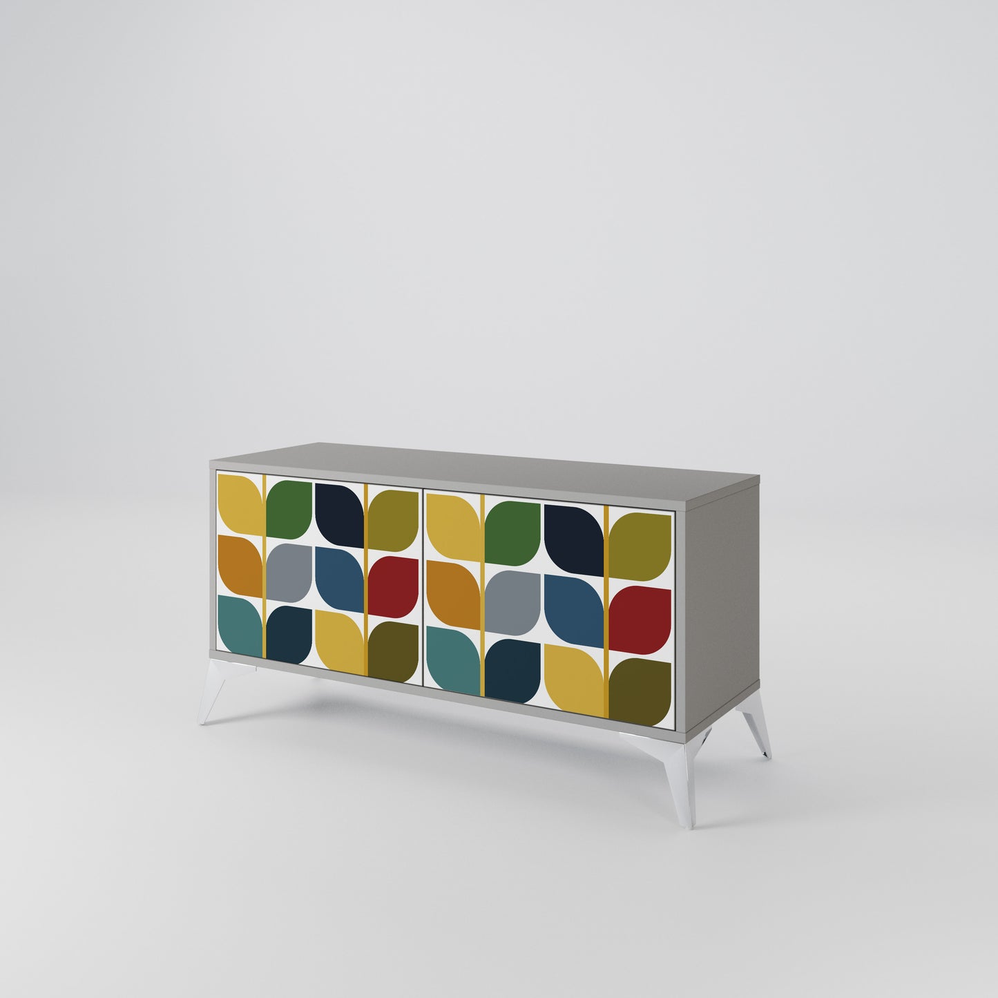 WEIGHTLESS HOURS Mueble de TV Compacto de 2 puertas