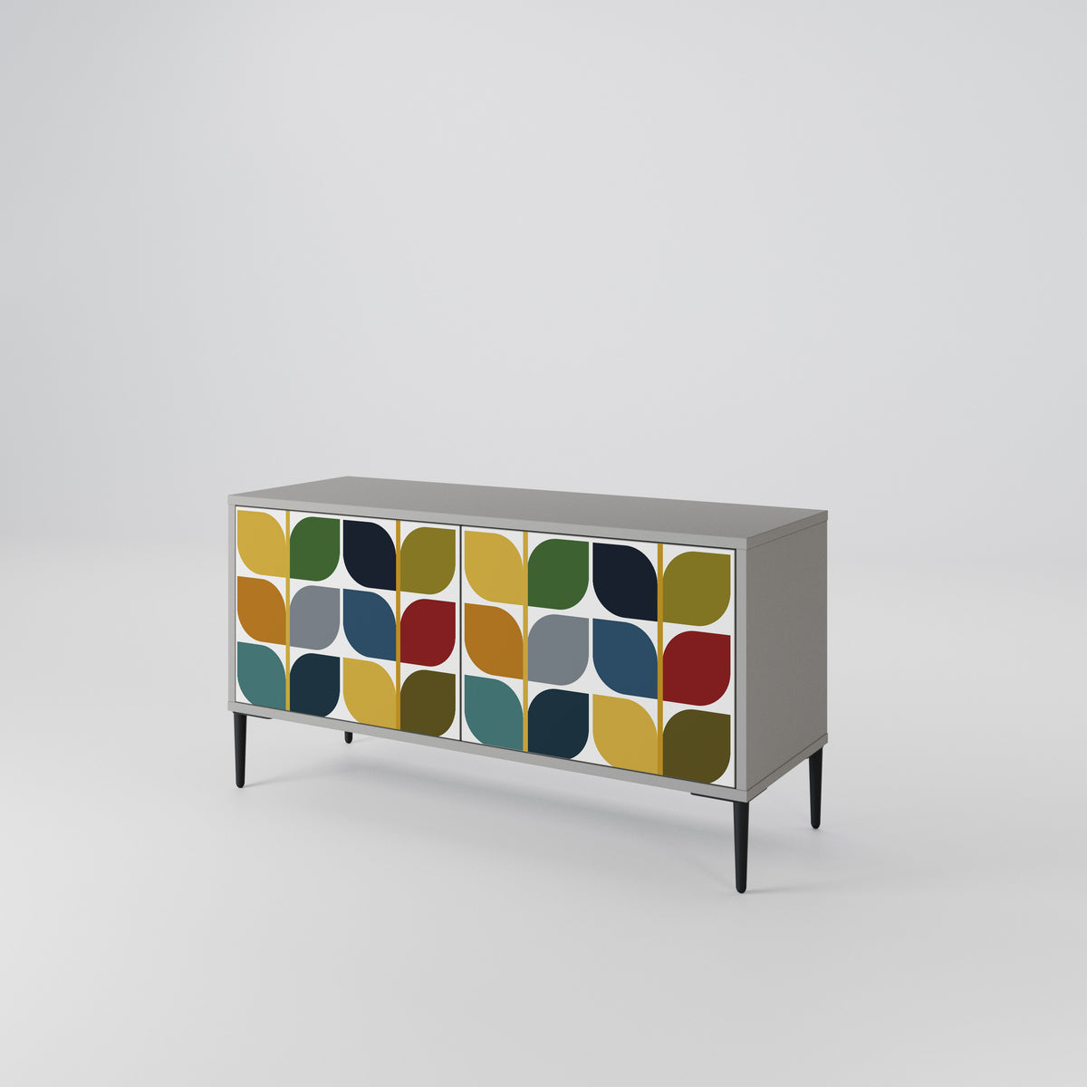 WEIGHTLESS HOURS Mueble de TV Compacto de 2 puertas