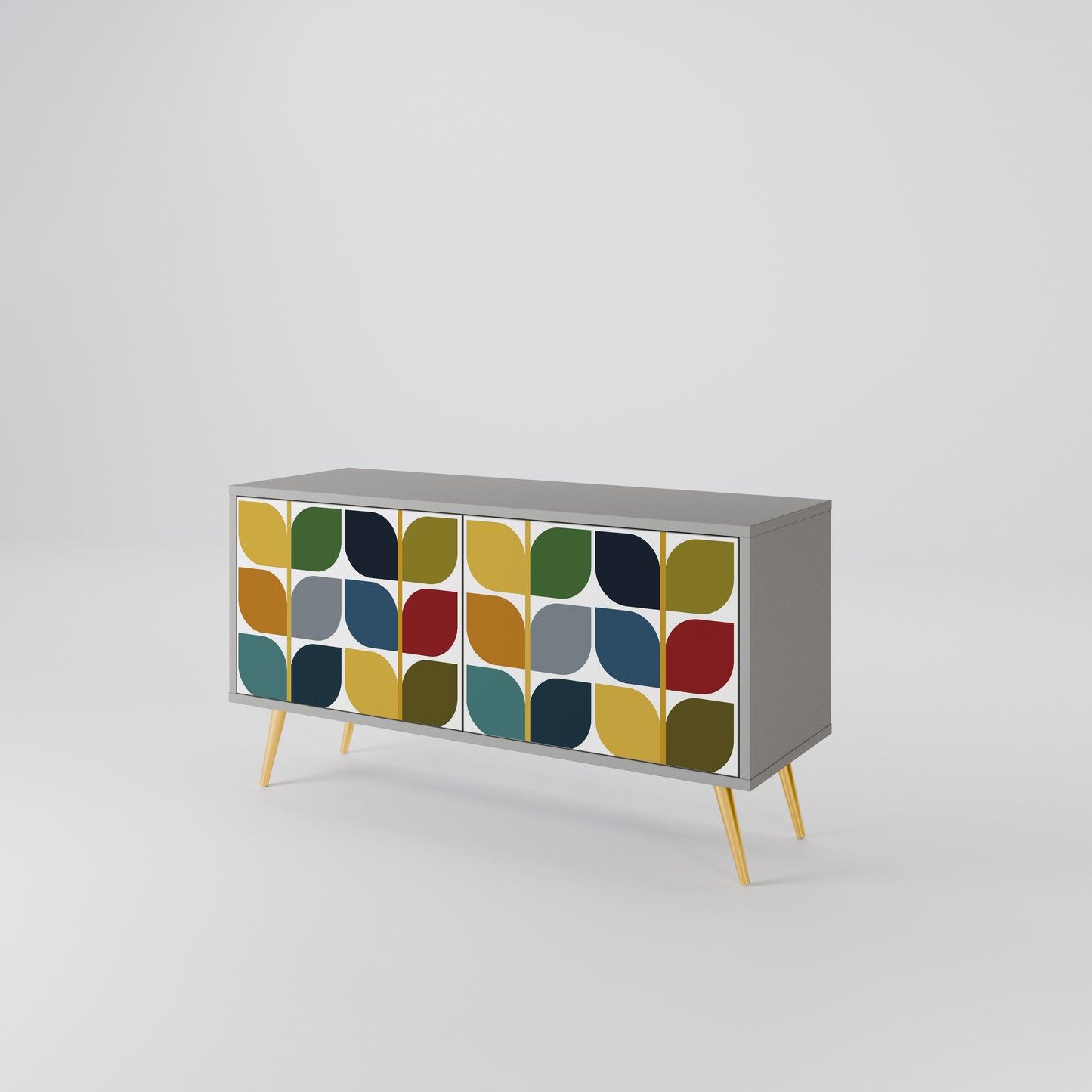 WEIGHTLESS HOURS Mueble de TV Compacto de 2 puertas