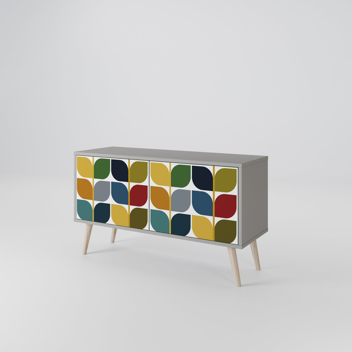 WEIGHTLESS HOURS Mueble de TV Compacto de 2 puertas