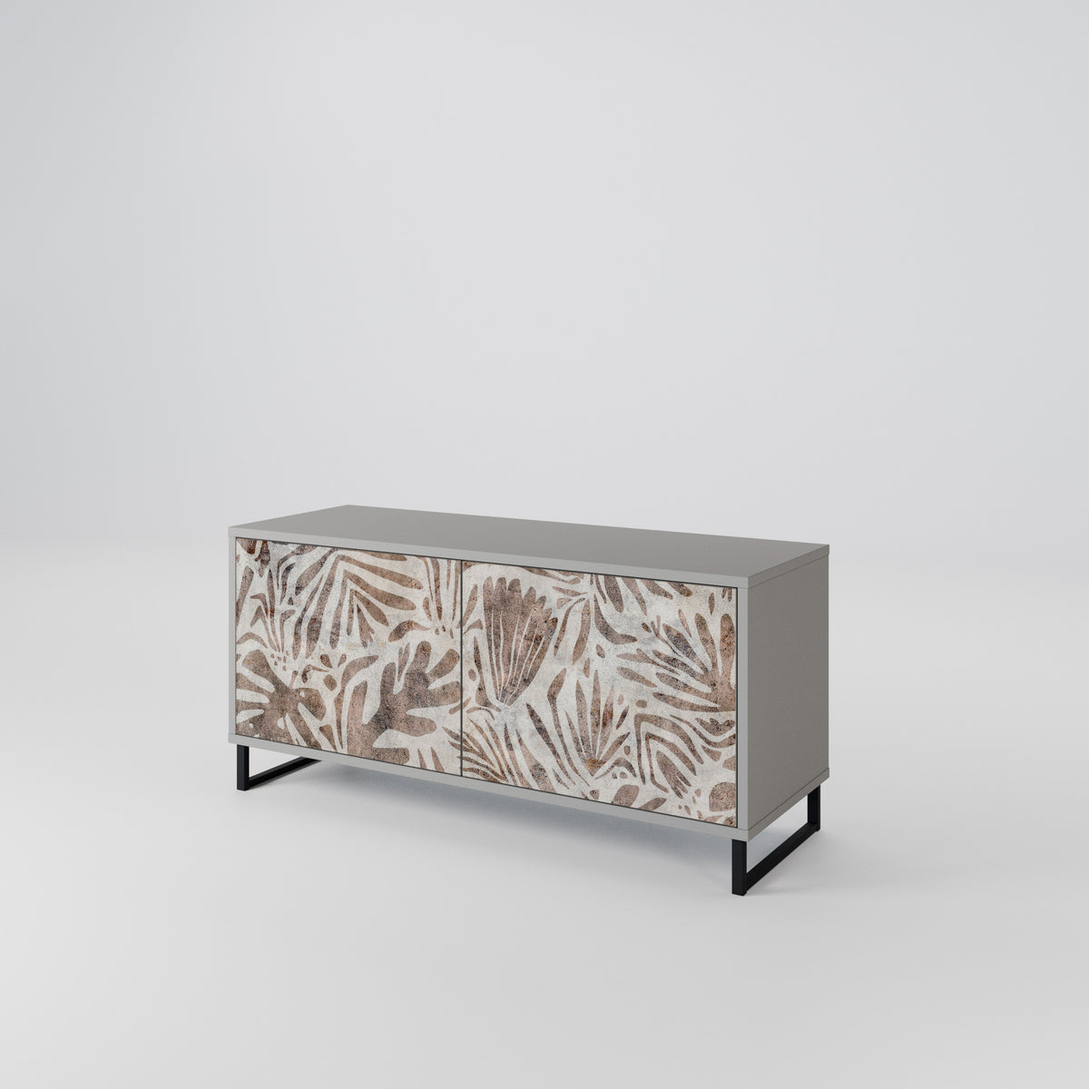 PASSING TIME Mueble de TV Compacto de 2 puertas