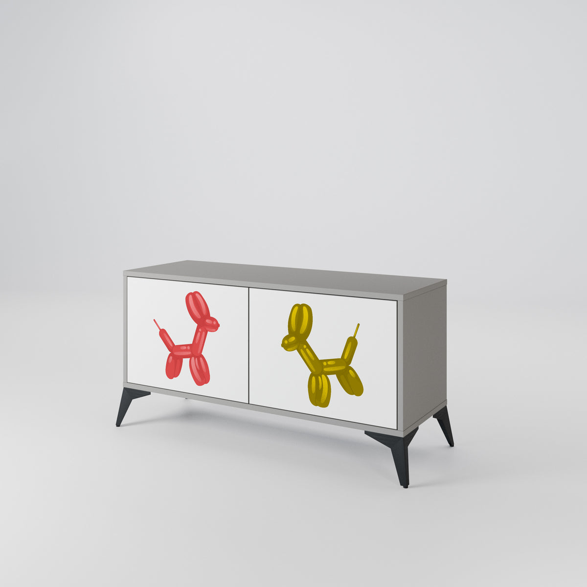 CHILDHOOD MEMORY Mueble de TV Compacto de 2 puertas