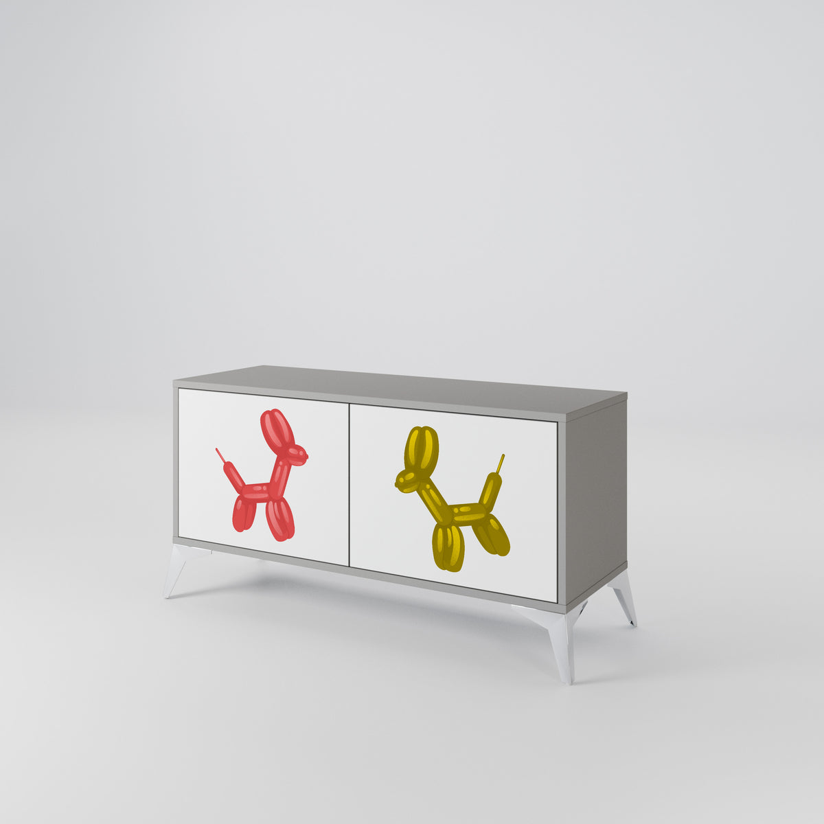 CHILDHOOD MEMORY Mueble de TV Compacto de 2 puertas