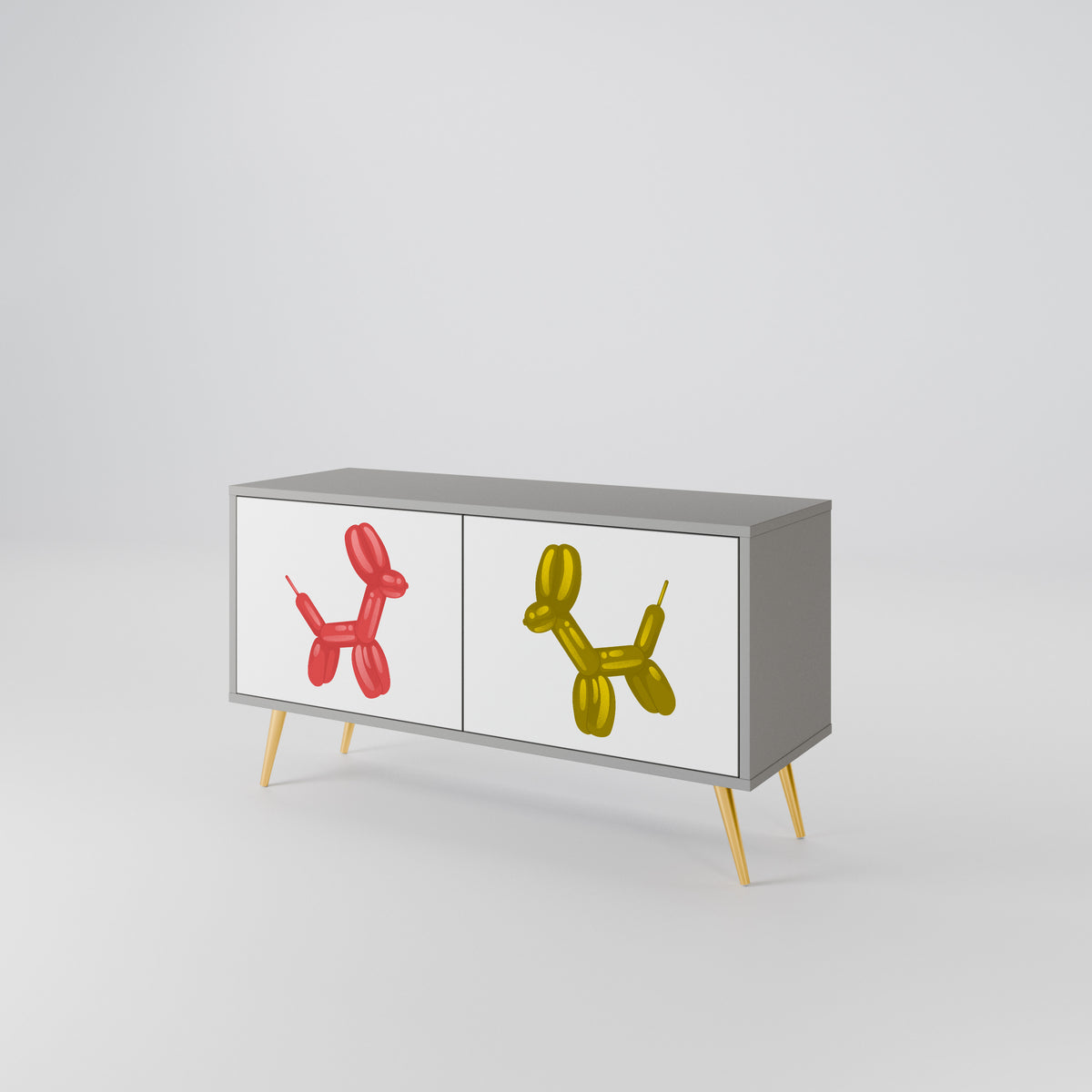 CHILDHOOD MEMORY Mueble de TV Compacto de 2 puertas