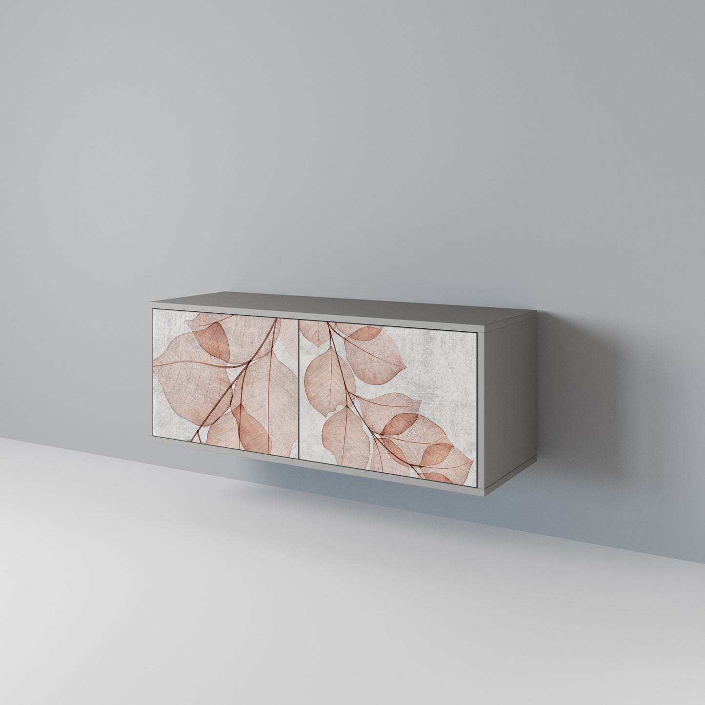 AUTUMN FRAGILITY Mueble de TV Compacto de 2 puertas