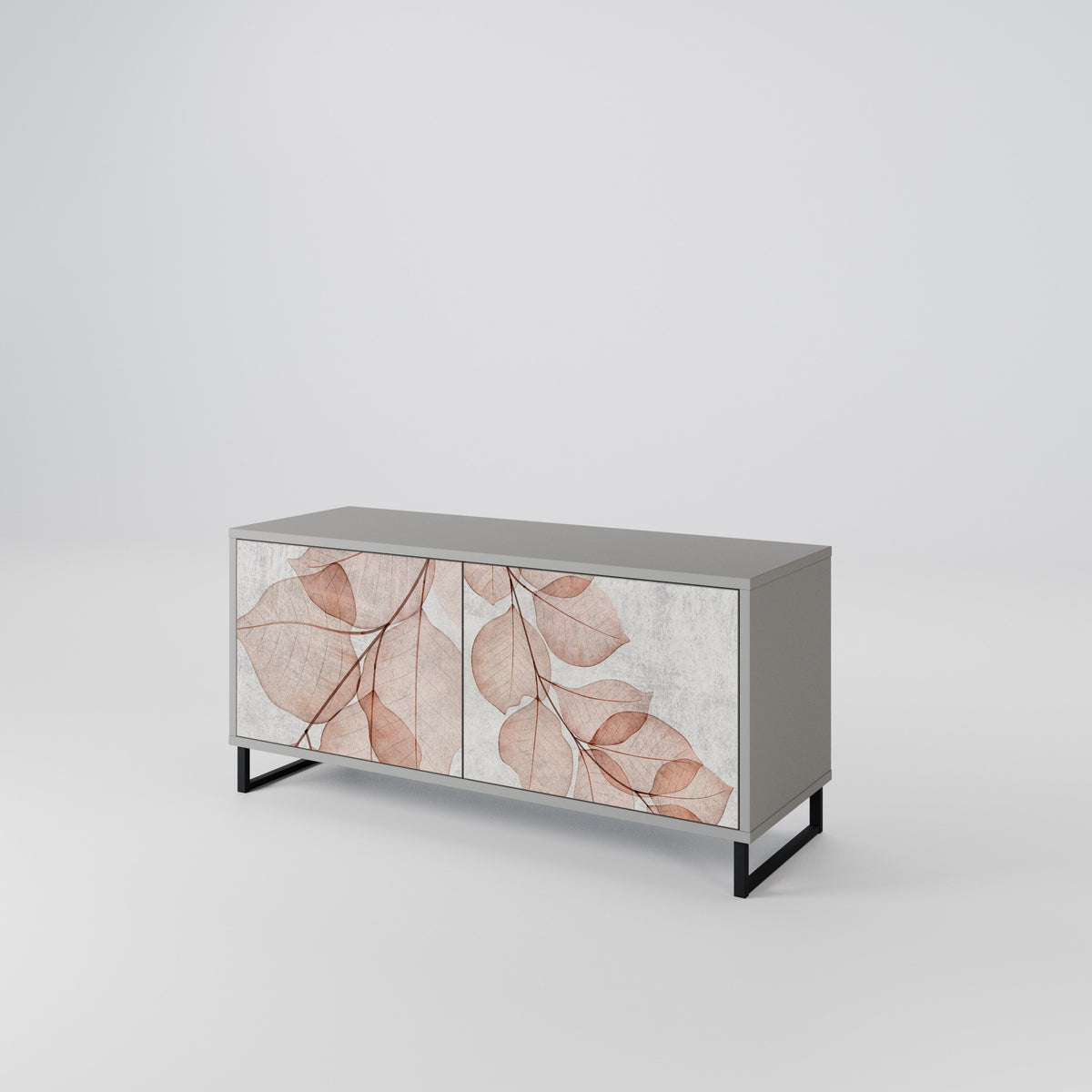 AUTUMN FRAGILITY Mueble de TV Compacto de 2 puertas