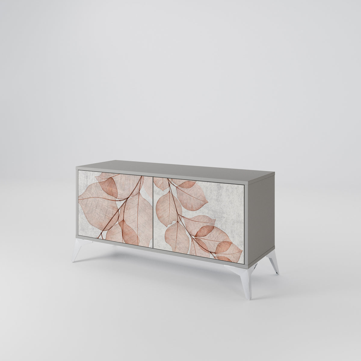 AUTUMN FRAGILITY Mueble de TV Compacto de 2 puertas