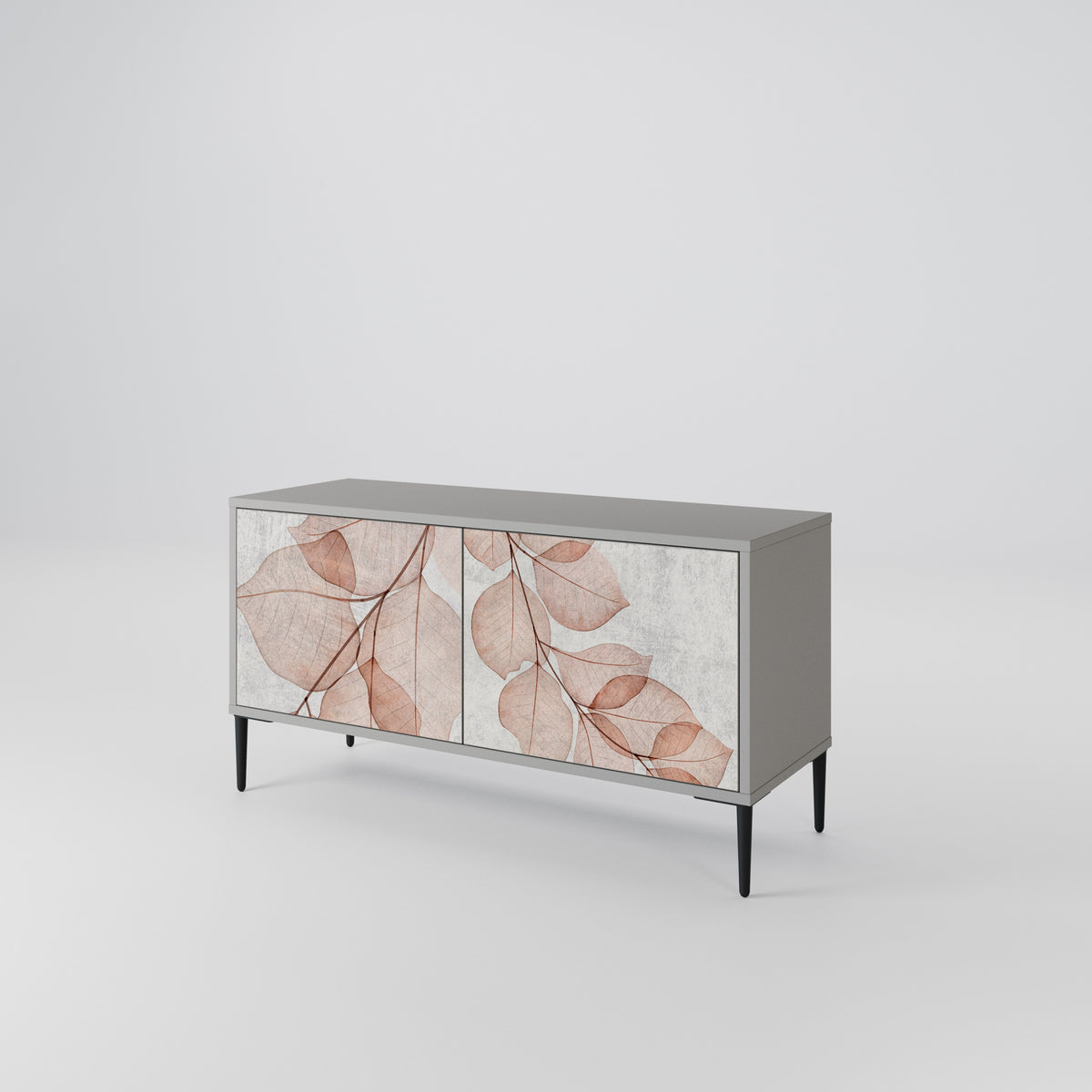 AUTUMN FRAGILITY Mueble de TV Compacto de 2 puertas