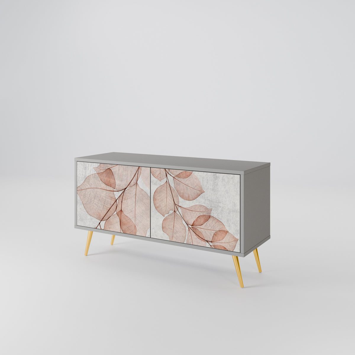 AUTUMN FRAGILITY Mueble de TV Compacto de 2 puertas