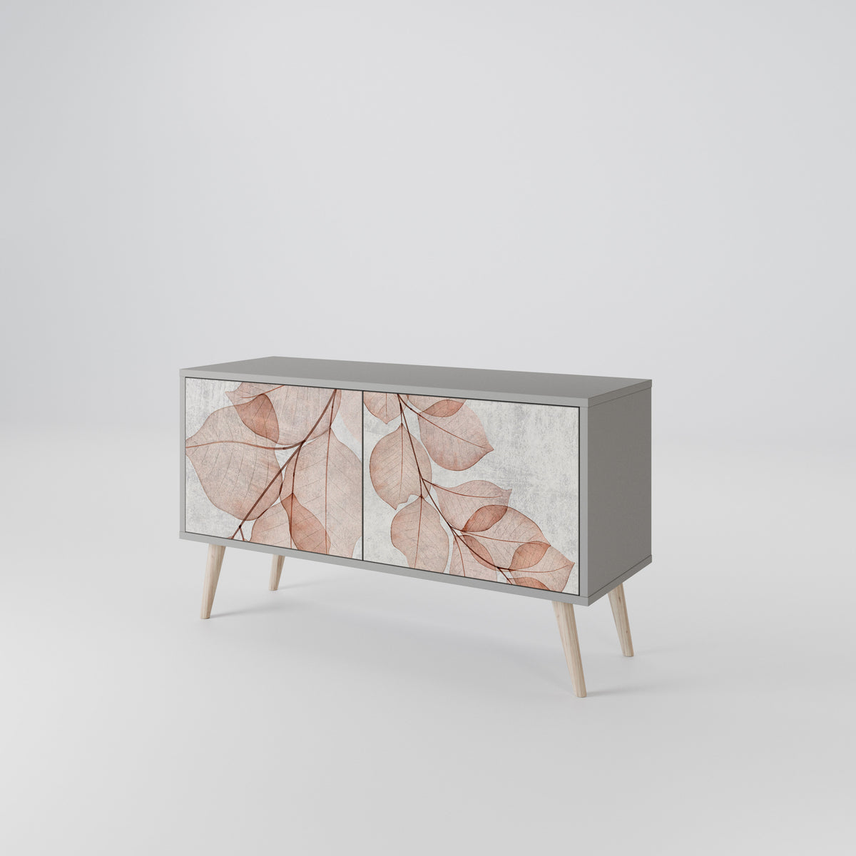 AUTUMN FRAGILITY Mueble de TV Compacto de 2 puertas