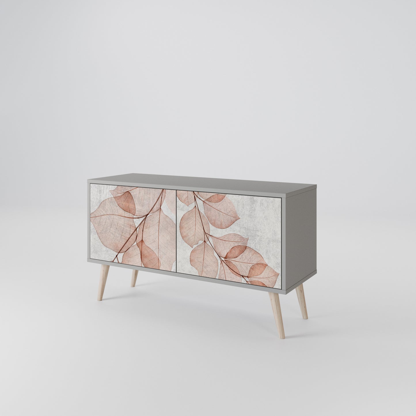 AUTUMN FRAGILITY Mueble de TV Compacto de 2 puertas