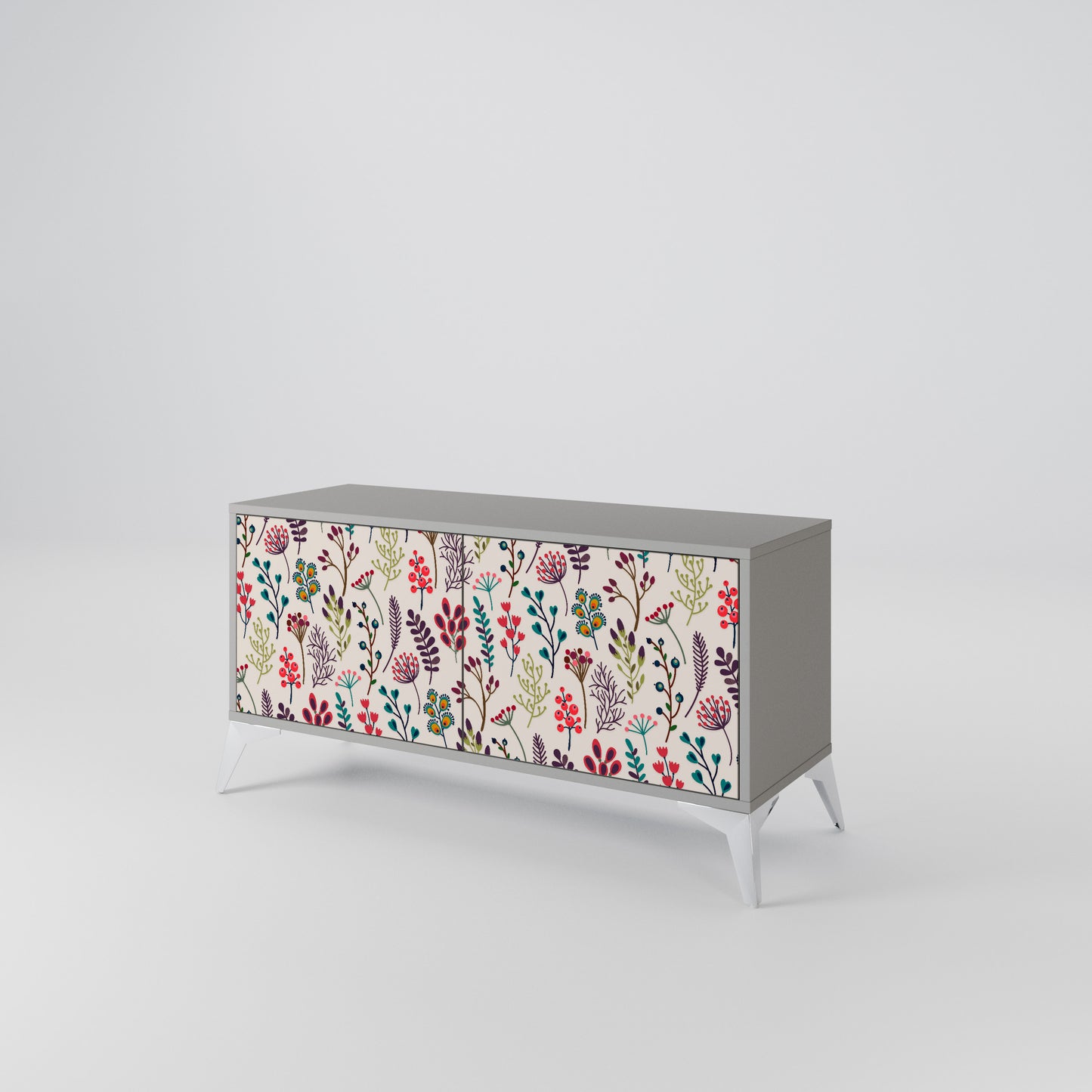 AUTUMN SUNDRIES Mueble de TV Compacto de 2 puertas