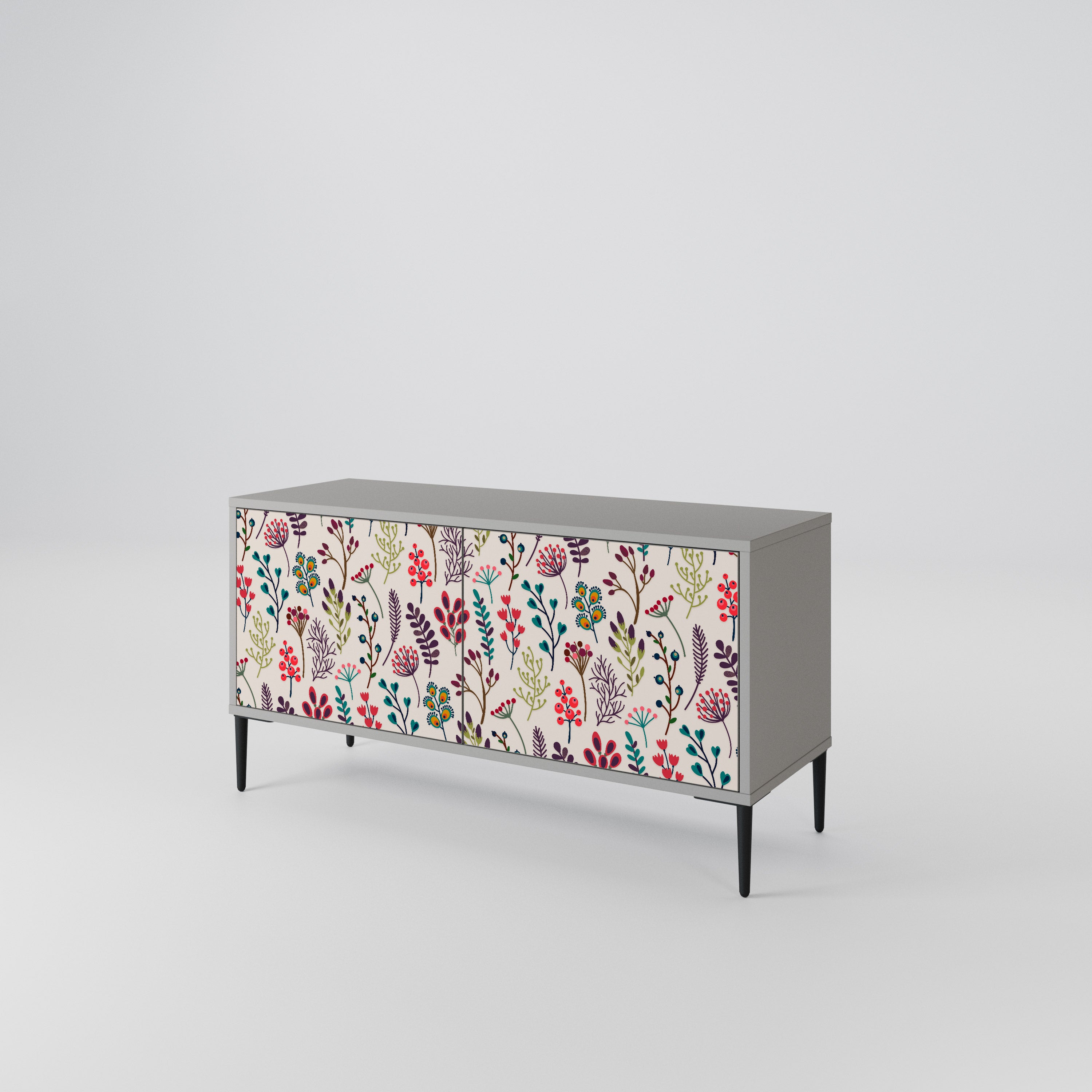 AUTUMN SUNDRIES Compact 2-Door TV Cabinet