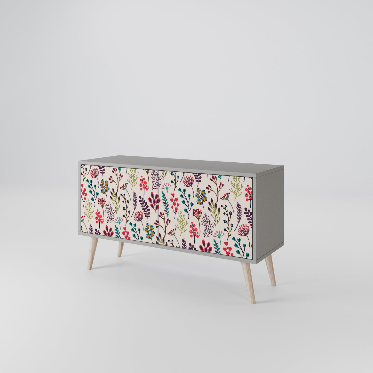AUTUMN SUNDRIES Mueble de TV Compacto de 2 puertas