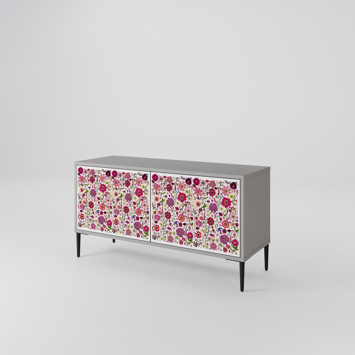 PETAL GARDEN Compact 2-Door TV Cabinet