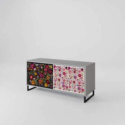 DAYNITE GARDEN Mueble de TV Compacto de 2 puertas