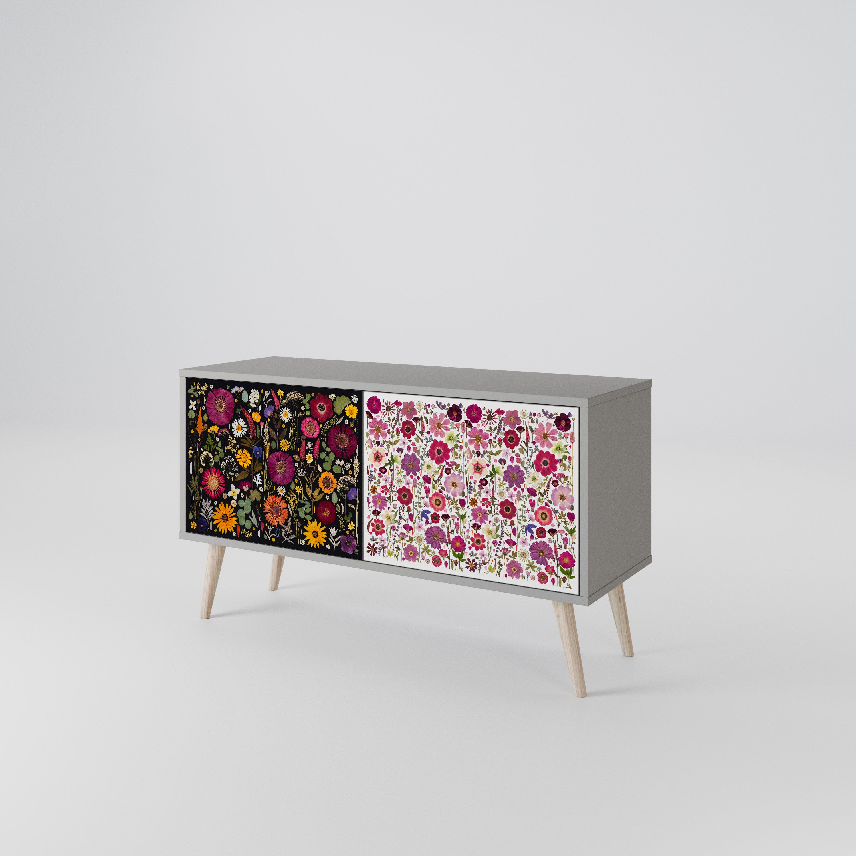 DAYNITE GARDEN Mueble de TV Compacto de 2 puertas