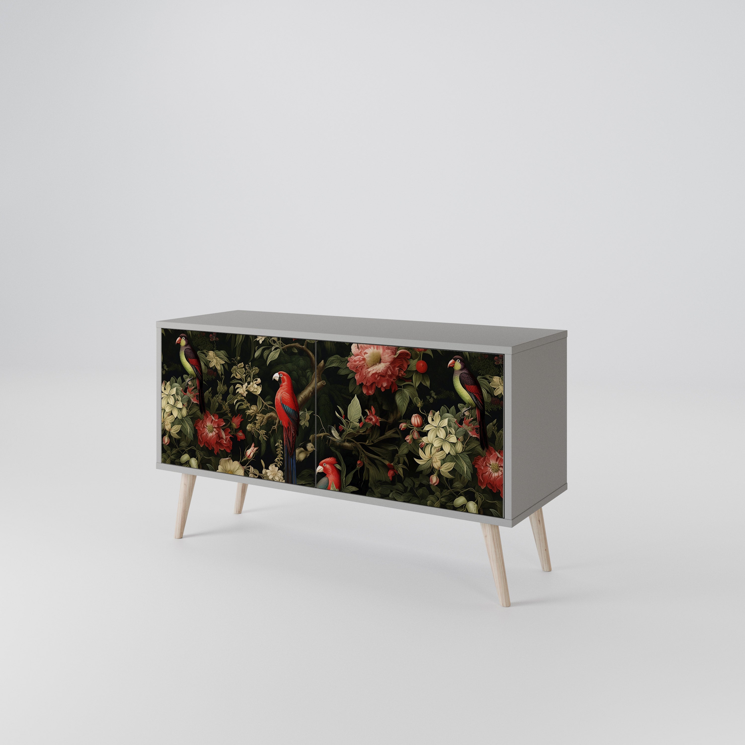 FLORAL FANTASIA Compact 2-Door TV Cabinet