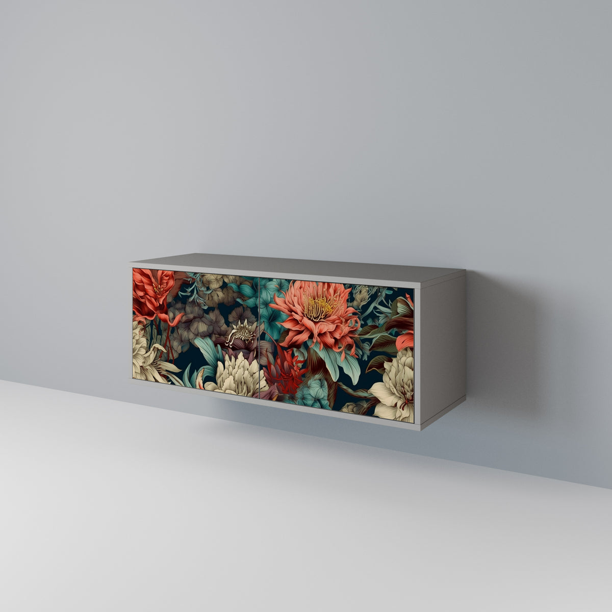 SPROUTING GRACE Mueble de TV Compacto de 2 puertas