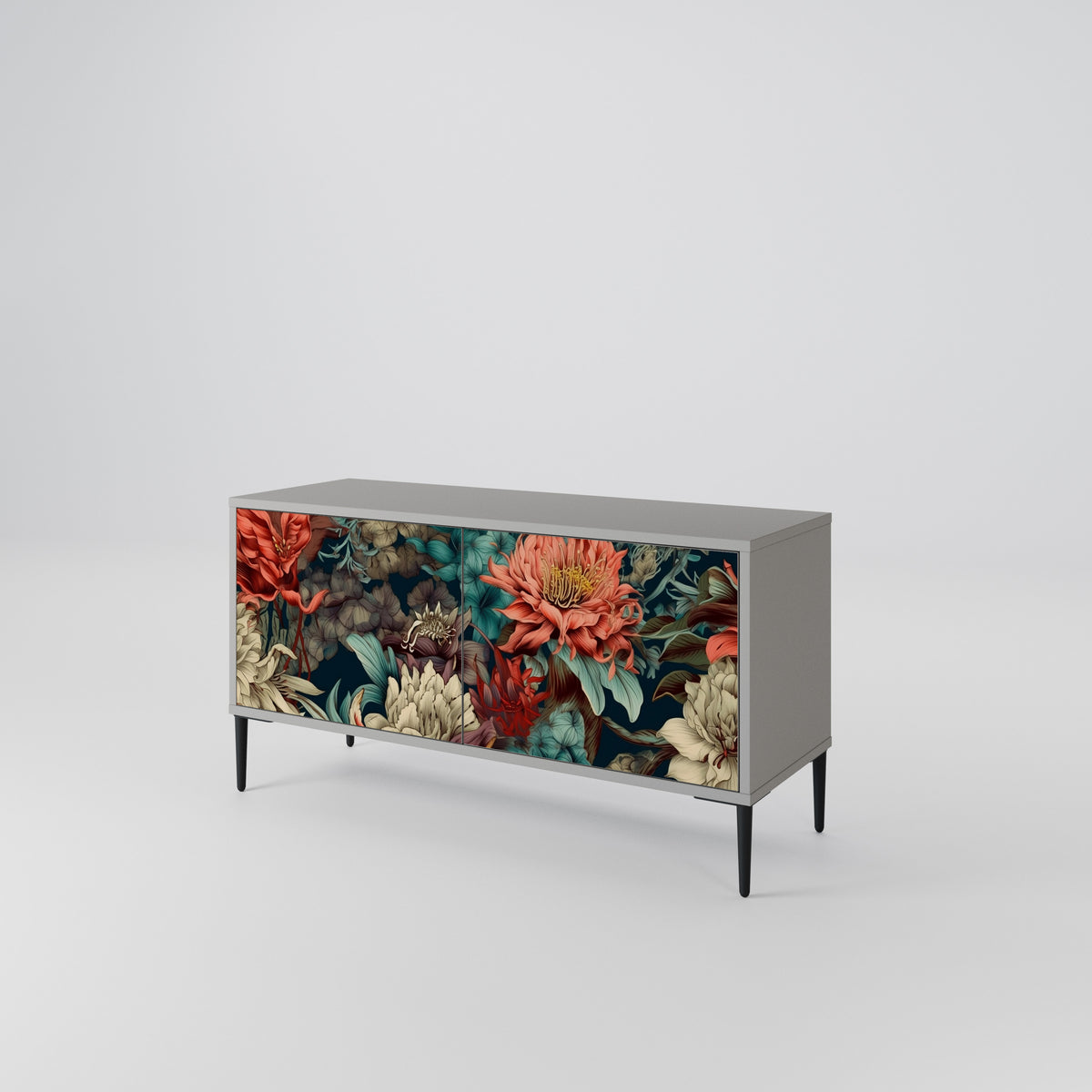 SPROUTING GRACE Mueble de TV Compacto de 2 puertas