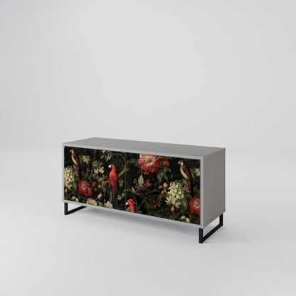 AVIAN GREENERY Mueble de TV Compacto de 2 puertas