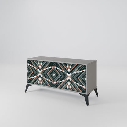 DIMENSION DELIGHTS Compact 2-Door TV Cabinet