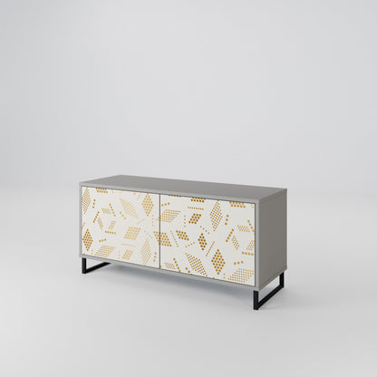 SPOTTED DAZE Mueble de TV Compacto de 2 puertas