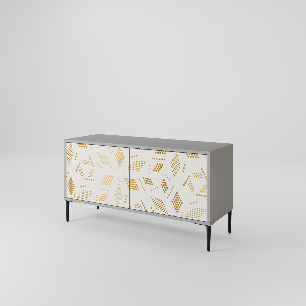 SPOTTED DAZE Mueble de TV Compacto de 2 puertas