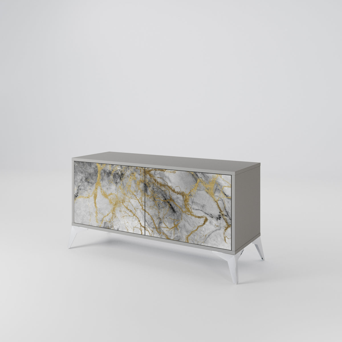TIMELESS GLIDE Mueble de TV Compacto de 2 puertas