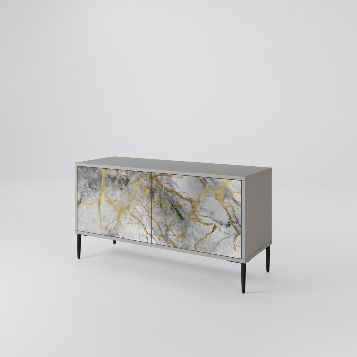 TIMELESS GLIDE Mueble de TV Compacto de 2 puertas
