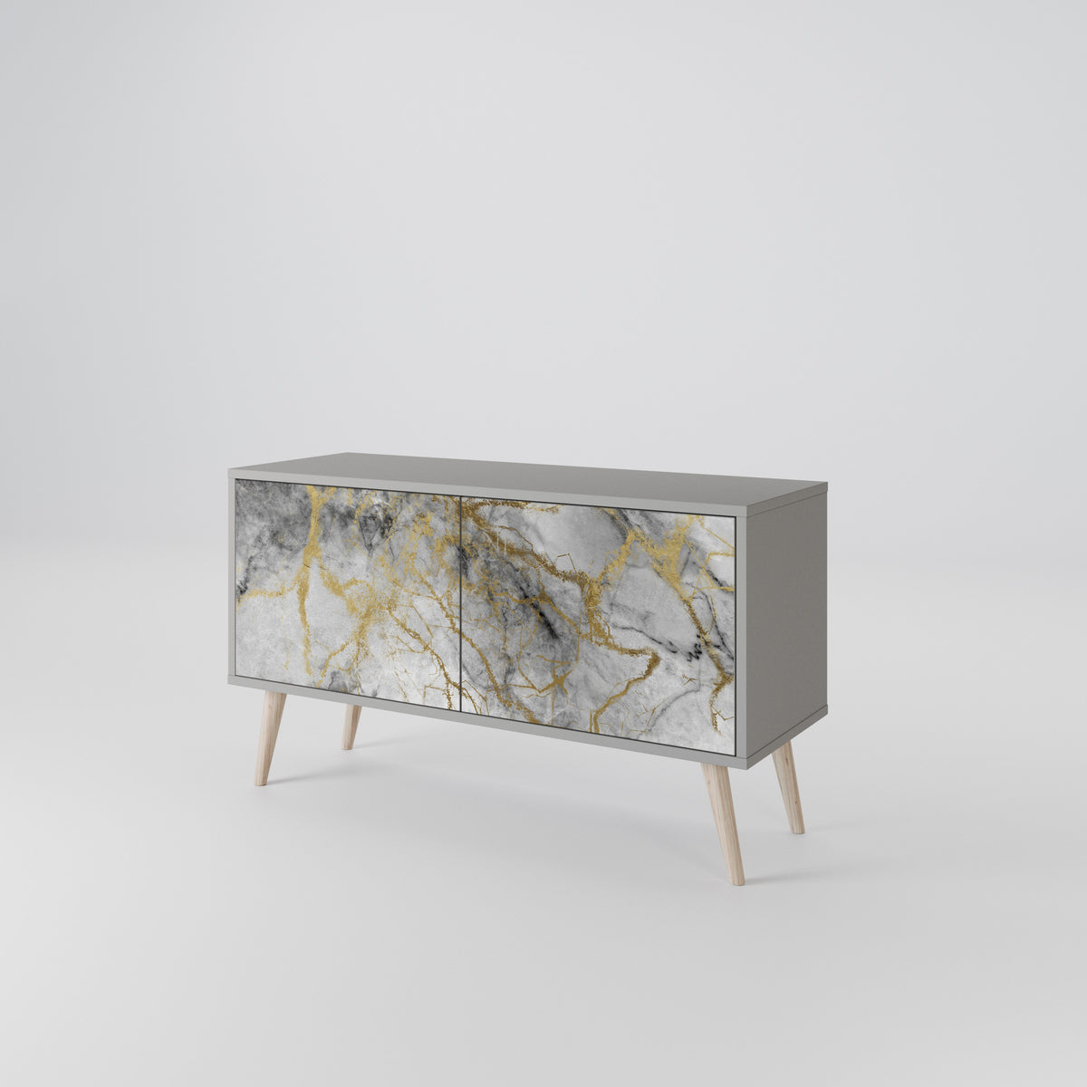 TIMELESS GLIDE Mueble de TV Compacto de 2 puertas