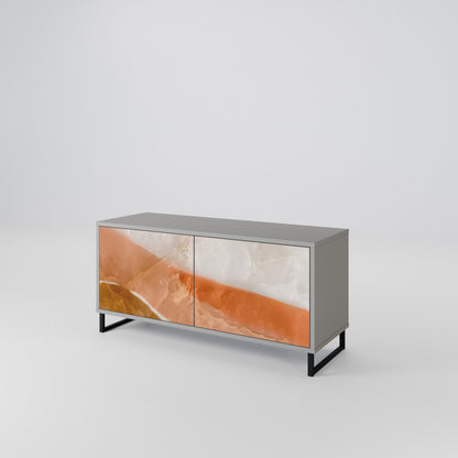 SANDHILLS SPLENDOUR Mueble de TV Compacto de 2 puertas