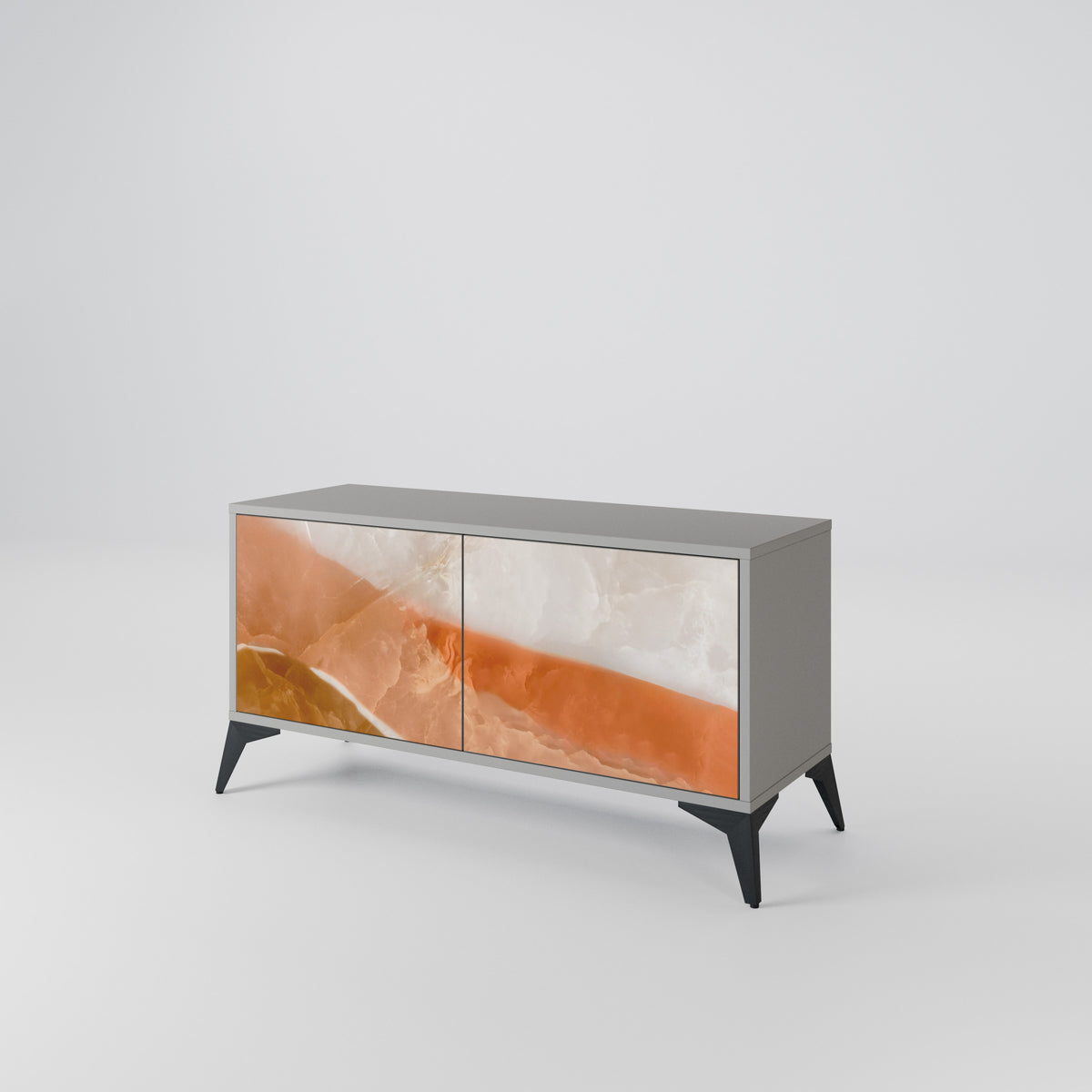 SANDHILLS SPLENDOUR Mueble de TV Compacto de 2 puertas