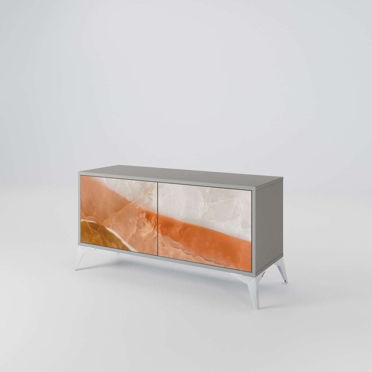 SANDHILLS SPLENDOUR Mueble de TV Compacto de 2 puertas