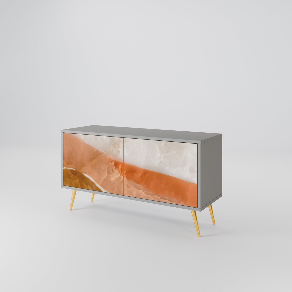 SANDHILLS SPLENDOUR Mueble de TV Compacto de 2 puertas