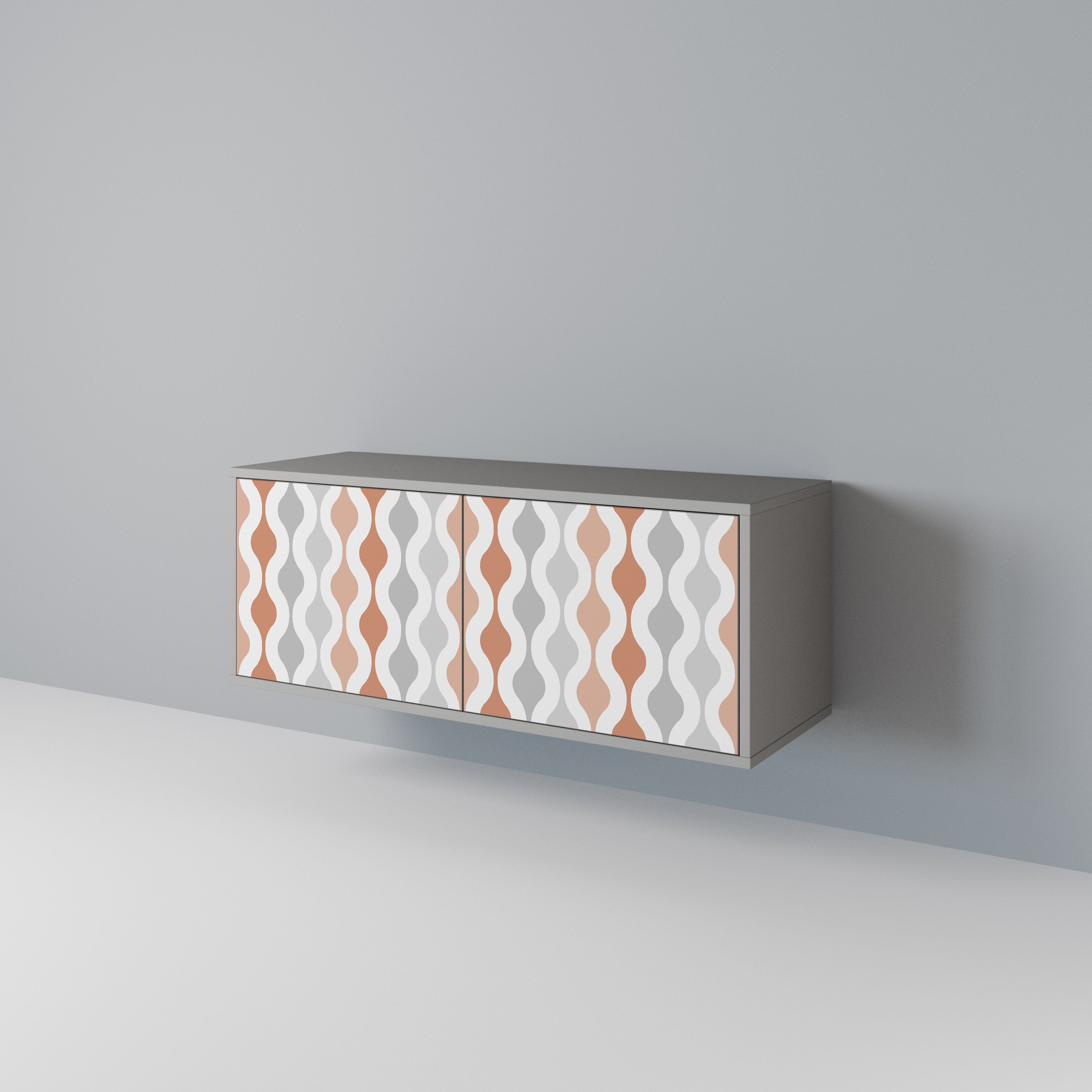 HAZY NOSTALGIA Compact 2-Door TV Cabinet