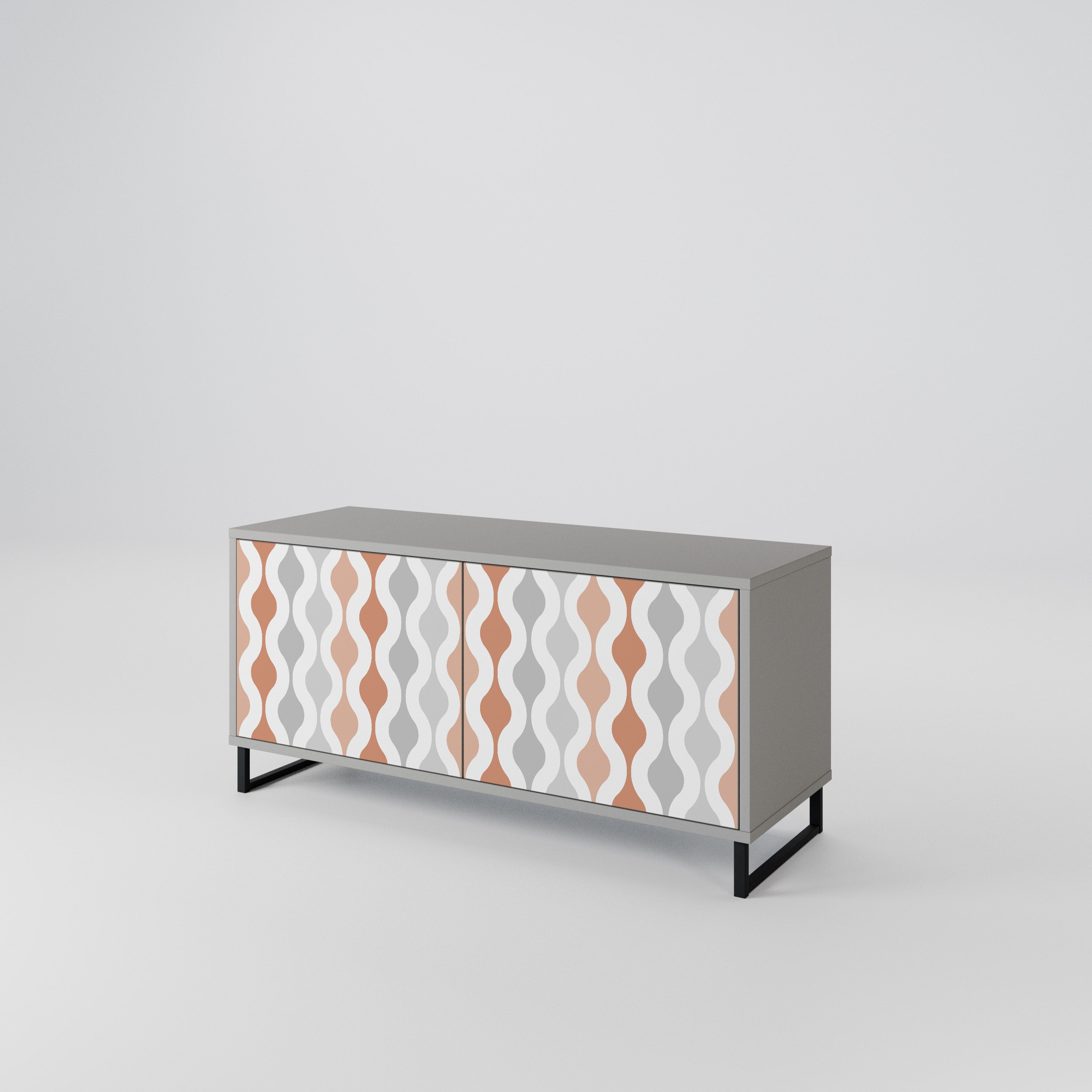 HAZY NOSTALGIA Compact 2-Door TV Cabinet